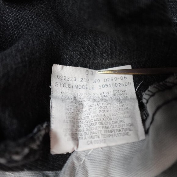 Vintage Levi's 516 Slim Straight Leg Jeans Men's 30x33 Made in Canada 90s Y2K - Picture 4 of 12